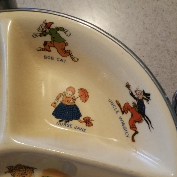 Rare vintage Uncle Wiggily 1924 warming dish